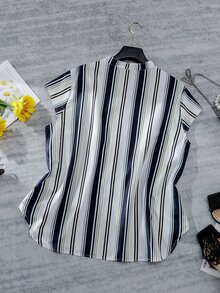 Mulvari Camisa de rayas verticales - Multicolor - Ver 2