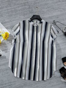 Mulvari Camisa de rayas verticales - Multicolor - Ver 1