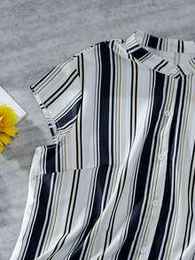 Mulvari Camisa de rayas verticales - Multicolor - Ver 3