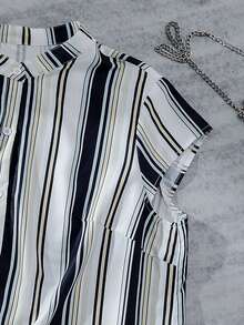 Mulvari Camisa de rayas verticales - Multicolor - Ver 4