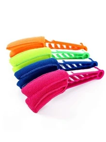 1pc Plastic Random Color Cleaning Brush - Multicolor - View 1
