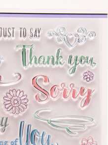 1 con dấu silicon đồ họa chữ cái - Nhiều màu - Xem 4