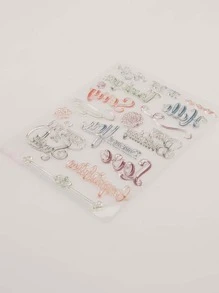 1 con dấu silicon đồ họa chữ cái - Nhiều màu - Xem 5