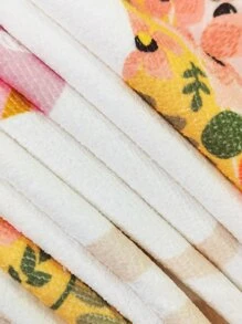 2pcs Easter Cartoon Graphic Towel Set - Multicolor - View 4