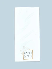 2pcs Easter Cartoon Graphic Towel Set - Multicolor - View 6