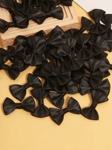 30入組素色禮品包裝結 - 黑色 - 查看 5