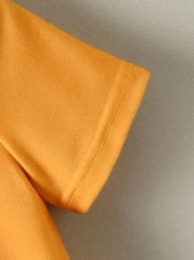 Toddler Boys Cartoon Graphic Tee - Mustard Yellow - View 3