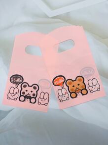 Approx. 50pcs Cartoon Style Small Gift Bags, Snack & Cookie Packaging - Multicolor - View 4