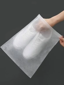 10 piezas Bolsa de almacenaje de zapatos desechable - Blanco - Ver 1