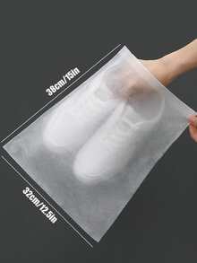 10 piezas Bolsa de almacenaje de zapatos desechable - Blanco - Ver 5