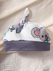 Baby Boy Cartoon Graphic Romper - White - View 3