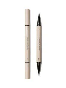 SHEGLAM Multi-Tasker Line & Detail Eyeliner Pen-Black 2 In 1 Waterproof Double Head Liquid Eyeliner Pencil Ultra-Fine Sweat-Proof Easy To Use Precision Ultra-Fine Bold Eyeliner Gothic Eyeliner Henna Graduation Birthday Holiday Summer Fall Autumn Y2K Fancy Fashion Women Makeup Cosmetic Party Beach Travel Camping Outdoors School Campus Trip Festivals Decor Gift Present Rose Girl Cosplay Best Color Charm Vibe