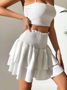 Pariaura 高腰荷葉邊半身裙