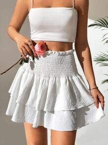 Pariaura 高腰荷葉邊半身裙