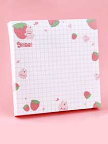 80 tờ/bộ giấy ghi chú dán hình hoa quả. Giấy ghi chú dán trở lại trường. Đồ dùng học tập Giấy notepad ghi nhớ dâu tây/anh đào/cam/việc cần làm hàng ngày, thích hợp cho văn phòng/học sinh/giáo viên/trường học, sổ tay nhỏ tiện dụng có giấy dán - Nhiều màu - Xem 6