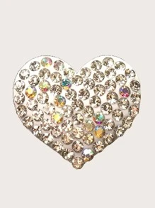 1pc Heart Shaped Car Air Outlet Ornament - Multicolor - View 3