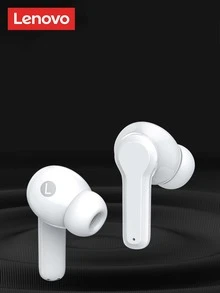 联想LP1S升级版入耳式无线降噪耳机，运动设计、超长续航、HiFi音质 - 白色 - 查看 4