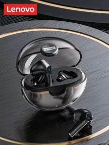 Auriculares inalámbricos con diseño de oído interno a prueba de ruido, sonido estéreo Hi-Fi y micrófono - Negro - Ver 2