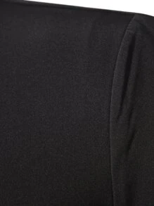 Manfinity Men Solid Button Up Shirt - Black - View 5