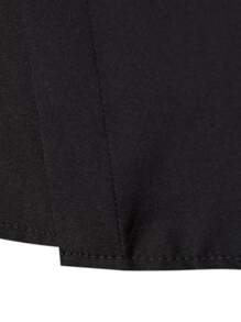 Manfinity Men Solid Button Up Shirt - Black - View 7