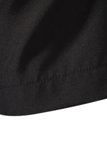 Manfinity Men Solid Button Up Shirt - Black - View 8