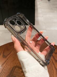 苹果极简厚透明手机壳兼容 iPhone 16 Pro Max/16/16 Pro/16 Plus/15/15 Pro Max/15 Pro/15 Plus/11/12/13/14 Pro Max/XS/XR/11 Pro/11 Pro Max/12 Pro/12 Pro Max/13 Pro/13 Pro Max/7 Plus/14 Pro/14 Pro Max/14 Plus/7 Plus/8 Plus/8/SE2 软壳 - 黑色 - 查看 3