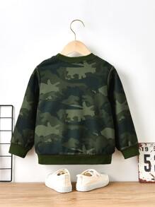 SHEIN Young Boys Cute Thick Clothes For Outdoor Exercise In Autumn - Multicolor - View 2