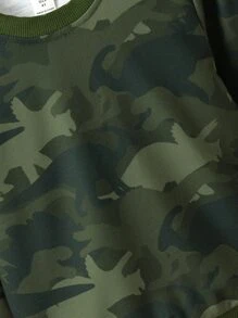 SHEIN Young Boys Cute Thick Clothes For Outdoor Exercise In Autumn - Multicolor - View 3