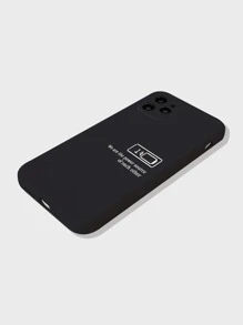 Battery Pattern Phone Case,International Version, Not The Domestic Version - Black - View 3