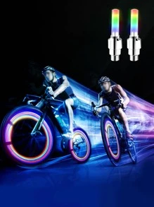 2入組自行車車輪安全出行燈 - 彩色 - 查看 1