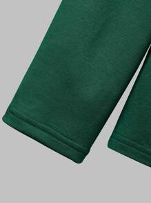 Manfinity Men Japanese Letter & Crane Print Tee - Green - View 3