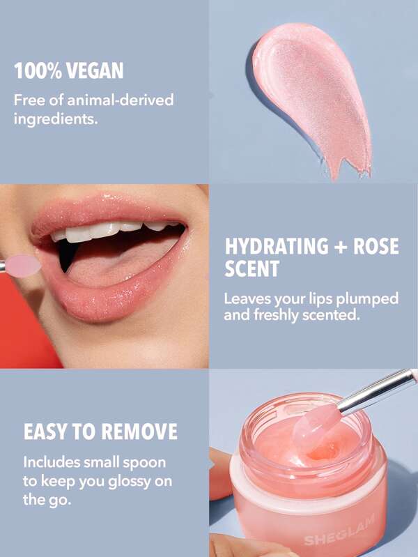 SHEGLAM Pillow Lips Lip Care Cream Repairing Overnight Lip Mask Reduce Lip Fine Lines Lip Sleep