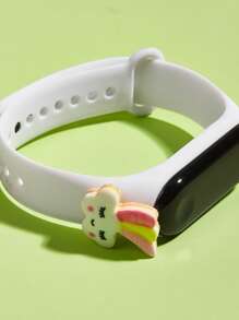 Reloj electrónico con diseño de conejo - Blanco - Ver 3