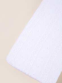 Baby Hollow Out Tights - White - View 5