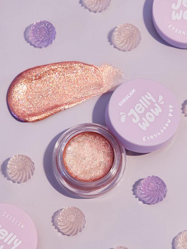 SHEGLAM Jelly Wow Eyeshadow PopRose Disco Long Lasting Glitter