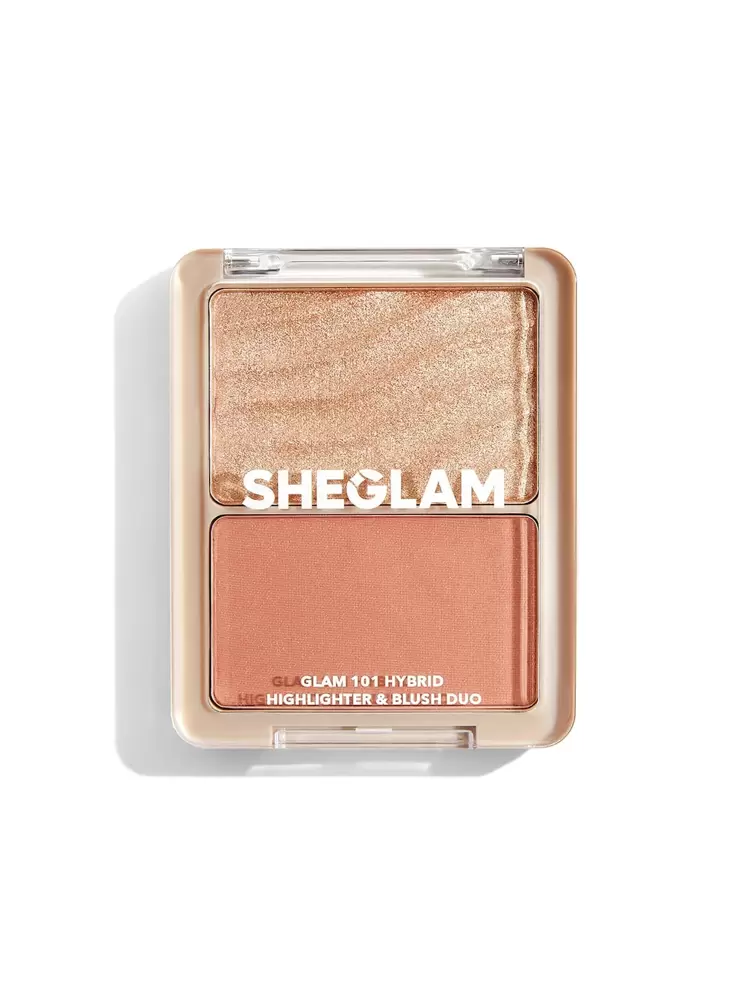 SHEGLAM مجموعة بودرة هايلايتر وهايلايتر هجينة من Glam 101-Seville Blush Highlighter Powder Palette-غير قابلة للتلاشي-متعددة الاستخدامات-غير دهنية-لامعة-خفيفة الوزن-أحمر خدود ناعم-Pink Rosa Blush حمره بلشر علامة تجارية جمال مكياج ميكب مستحضرات تجميل للنساء الفتيات مثالي لفصل الصيف الربيع مثالي ل- Y2K أزياء أنيقة عيد الأم هدية حفلة جاهز أفضل لون - Seville - مشاهدة 7