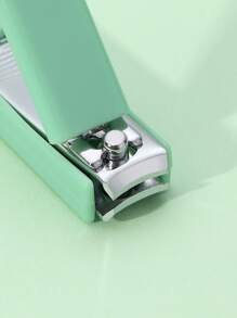 Cartoon Avocado Decor Nail Clippers Charm Keychain - Multicolor - View 3