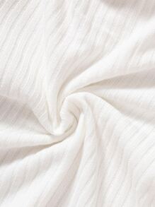 Camiseta De Punto Acanalado De Bebé Para Niña, Conjunto De 3 Piezas - Multicolor - Ver 8