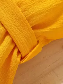 Baby Girl Button Front Ruffle Hem Cami Romper