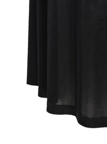 Celure Vestido de tirantes unicolor - Negro - Ver 4
