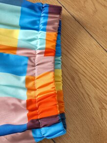 Đứa bé trai Cái túi Và In Gấu Áo thun & Đầy màu sắc Kẻ sọc Quần short - Nhiều màu - Xem 7