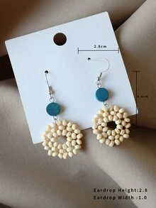 Pendientes largos redondos