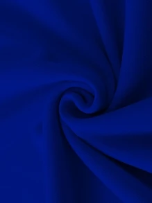 Manfinity Homme Camiseta de hombre con gráfico de lema y figura de hombros caídos - azul real - Ver 3