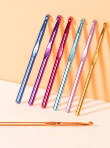 1入組隨機色勾織針 - 彩色 - 查看 1