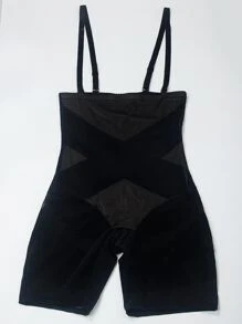 高腰塑形三角褲 - 黑色 - 查看 3