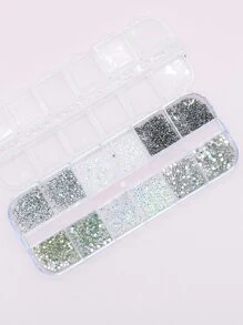 1盒水鑽美甲飾品 - 彩色 - 查看 1