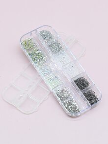 1盒水鑽美甲飾品 - 彩色 - 查看 3