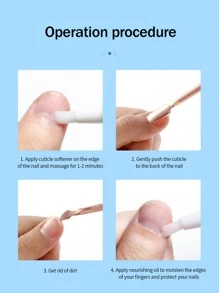 3入組金色雙面式指甲角質推子套裝,不鏽鋼指甲角質推子、削皮器、去除凝膠指甲油、角質除去美甲工具,適用於手足指甲 - 金色 - 查看 6