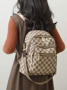 Ba lô chức năng in toàn bộ cho phụ nữ, tân binh & công nhân cổ trắng Túi đi học Túi sách cho trường học ngoài trời Di động, nhẹ - Nhiều màu - Xem 1