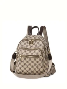 Ba lô chức năng in toàn bộ cho phụ nữ, tân binh & công nhân cổ trắng Túi đi học Túi sách cho trường học ngoài trời Di động, nhẹ - Nhiều màu - Xem 7